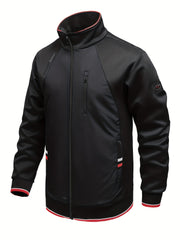 Men's Zip Up Jacket & Elastic Waist Pants Set