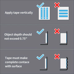 Heavy Duty Double Sided Tape Reusable Strong & Sticky Multipurpose