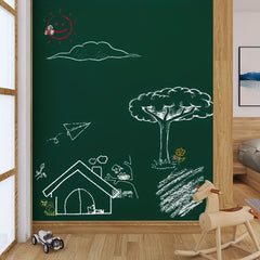 Peel & Stick Chalkboard Wallpaper - Transform Any Room!