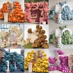 105pc Retro Balloon Garland Set in Pastel Colors - Balloon Arch Kit