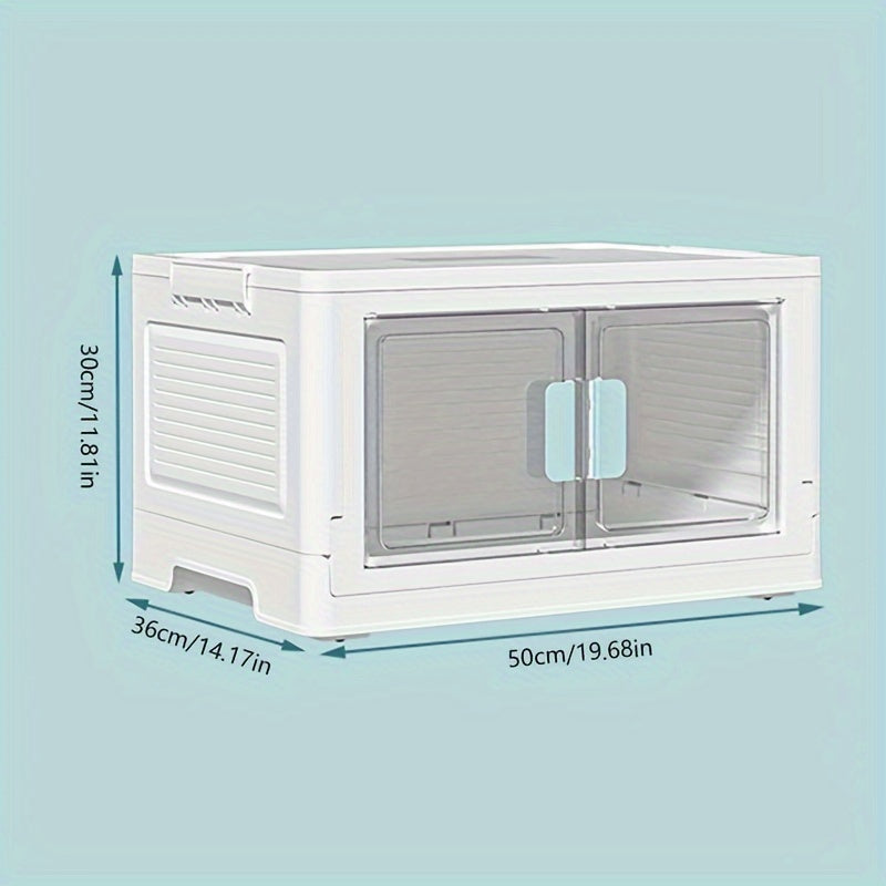 Folding Storage Box Household Transparent Finishing Box