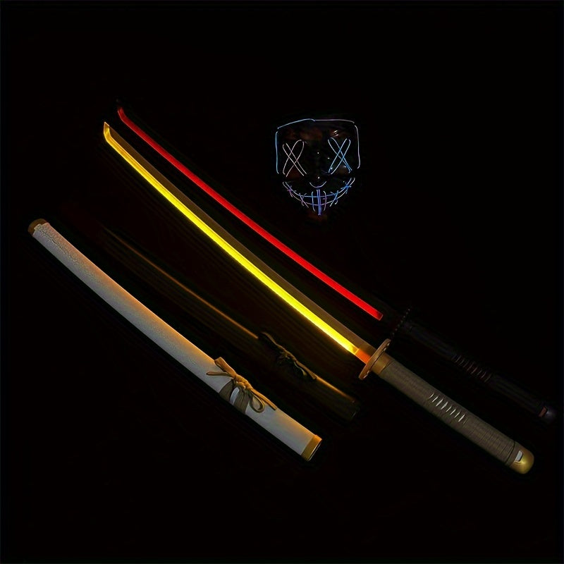 Luminous Samurai Sword USB Charging Anime Sword Cosplay Props