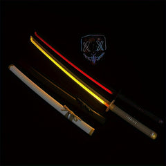 Luminous Samurai Sword USB Charging Anime Sword Cosplay Props