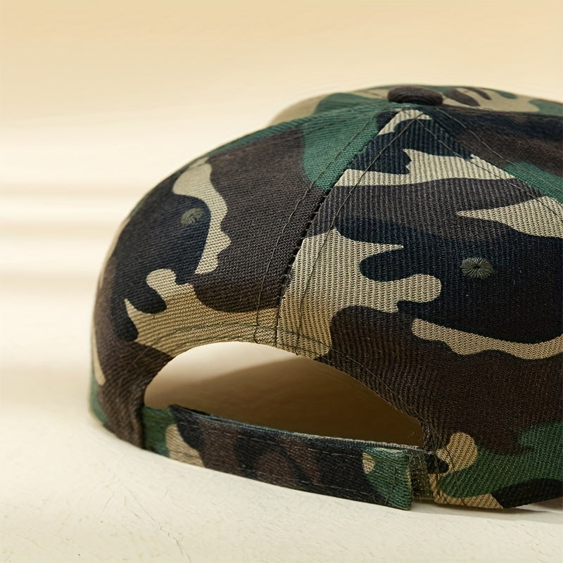 Military Camo Baseball Cap Outdoor Sun Protection Hat