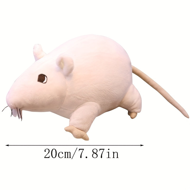 Soft Real Life Mini Rats Mouse Plush Toy, Lifelike Mice Stuffed Animals