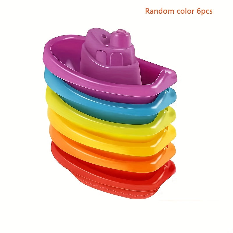 Colorful Boat Bath Toys for Babies