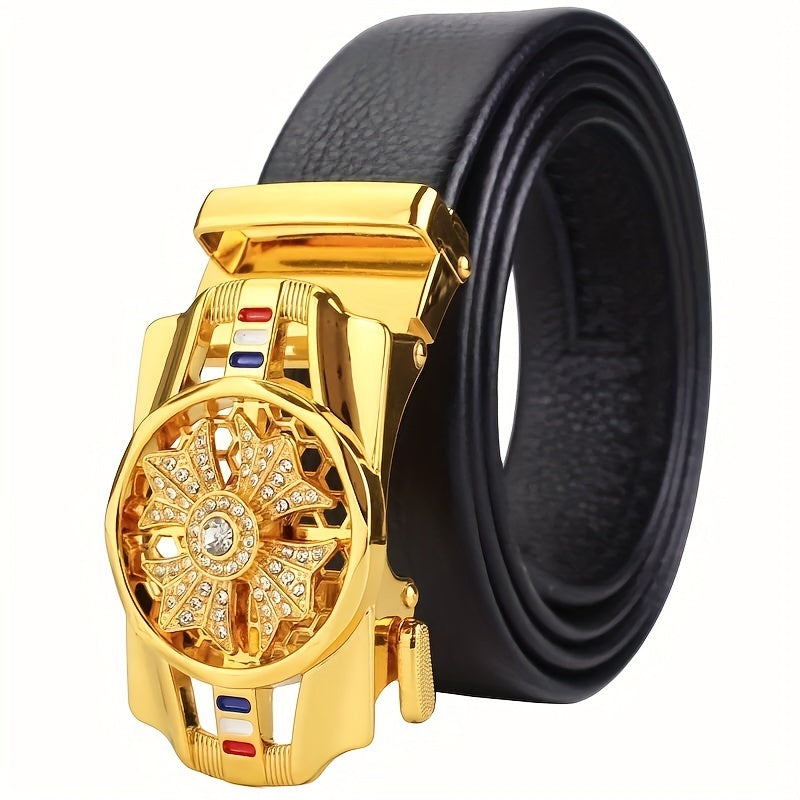 Men's Automatic Buckle Belt - Perfect for Father, Husband, Boyfriend