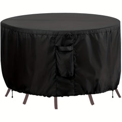 Round Patio Furniture Covers Waterproof Outdoor Table Chair Set Covers