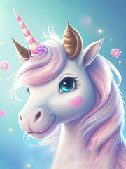 Girls Lovely Unicorn Graphic Crew Neck Sweatshirt For Sports Spring Gift
