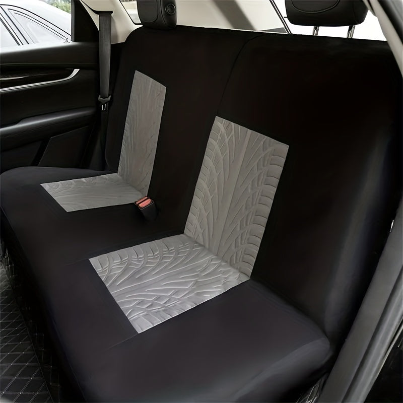 Red Butterfly Embroidery Car Seat Cover Set - Protects Seats From Stains