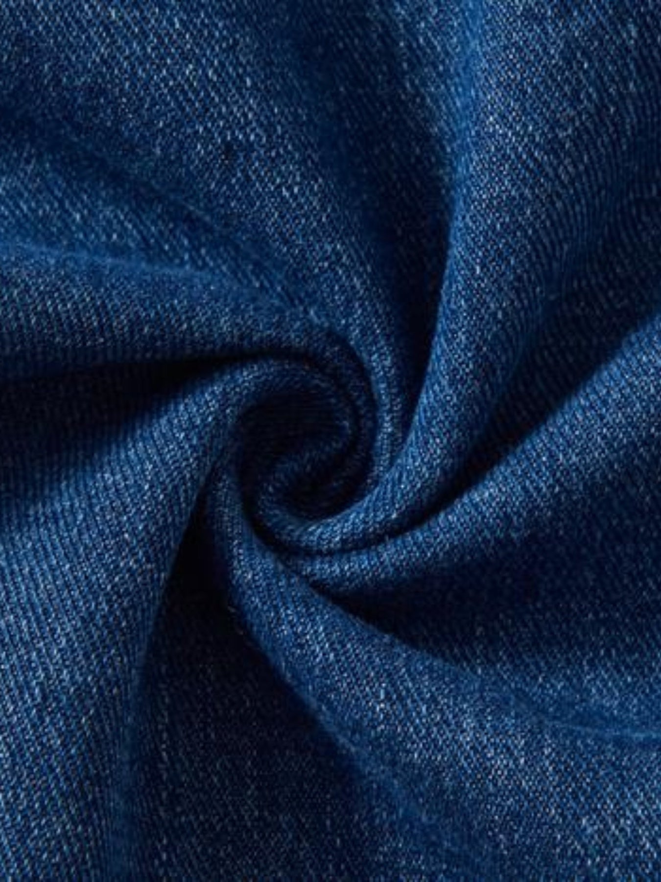  Denim Double Breast Top Women's Casual Oversized Lapel Collar
