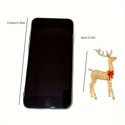 Acrylic Christmas Tree Snowflake Pendant Decoration Christmas Deer Home Decor