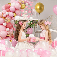 Pink Balloon Garland Arch Set for Proposal Wedding Baby Shower