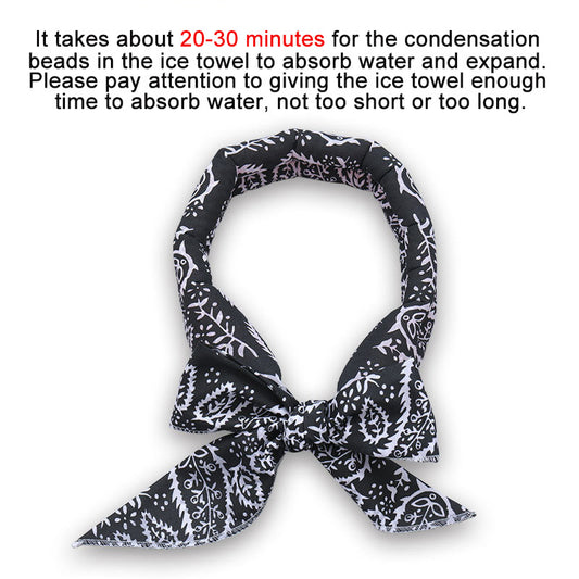 Reusable Cooling Neck Wraps Ice Bandanas For Summer Outdoor Activities