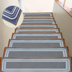15pc Edging Stair Treads Non Slip Carpet Mat 30 In X 8 In