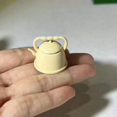 Delicate Milk Teapot for Dollhouse - Charming Miniature Decor
