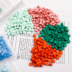 100pcs 35g Wax Sealing Stamps Beads Kit with Storage Bag