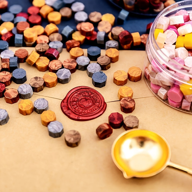 Octagonal Fire Paint Wax Beads for Sealing - 500g