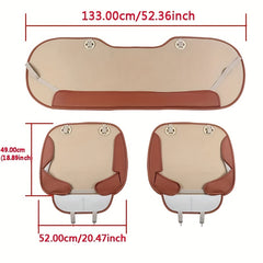 Breathable PU Leather Auto Seat Cushion Protector Anti Slip Car Seat Cover