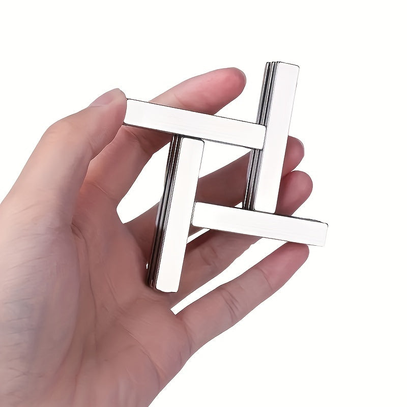 2 Packs Neodymium Magnets 60x10x3mm With Double Sided Adhesive