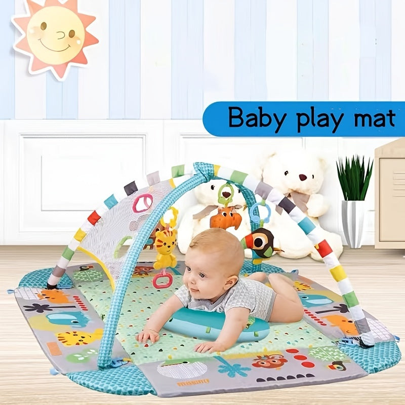 5-in-1 Jumbo Musical Activity Gym Ball Pit Play Mat for Babies