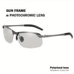 Men's Polarized Night Vision Sunglasses Driving Fishing Riding Sports Sunglasses