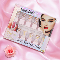 12-Piece Glitter Lipstick Set Hydrating Lip Gloss