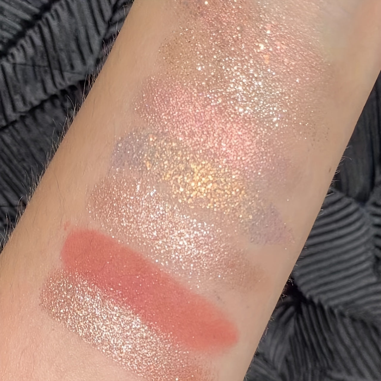 Coral Tone Eyeshadow Palette Matte Shimmer Finish