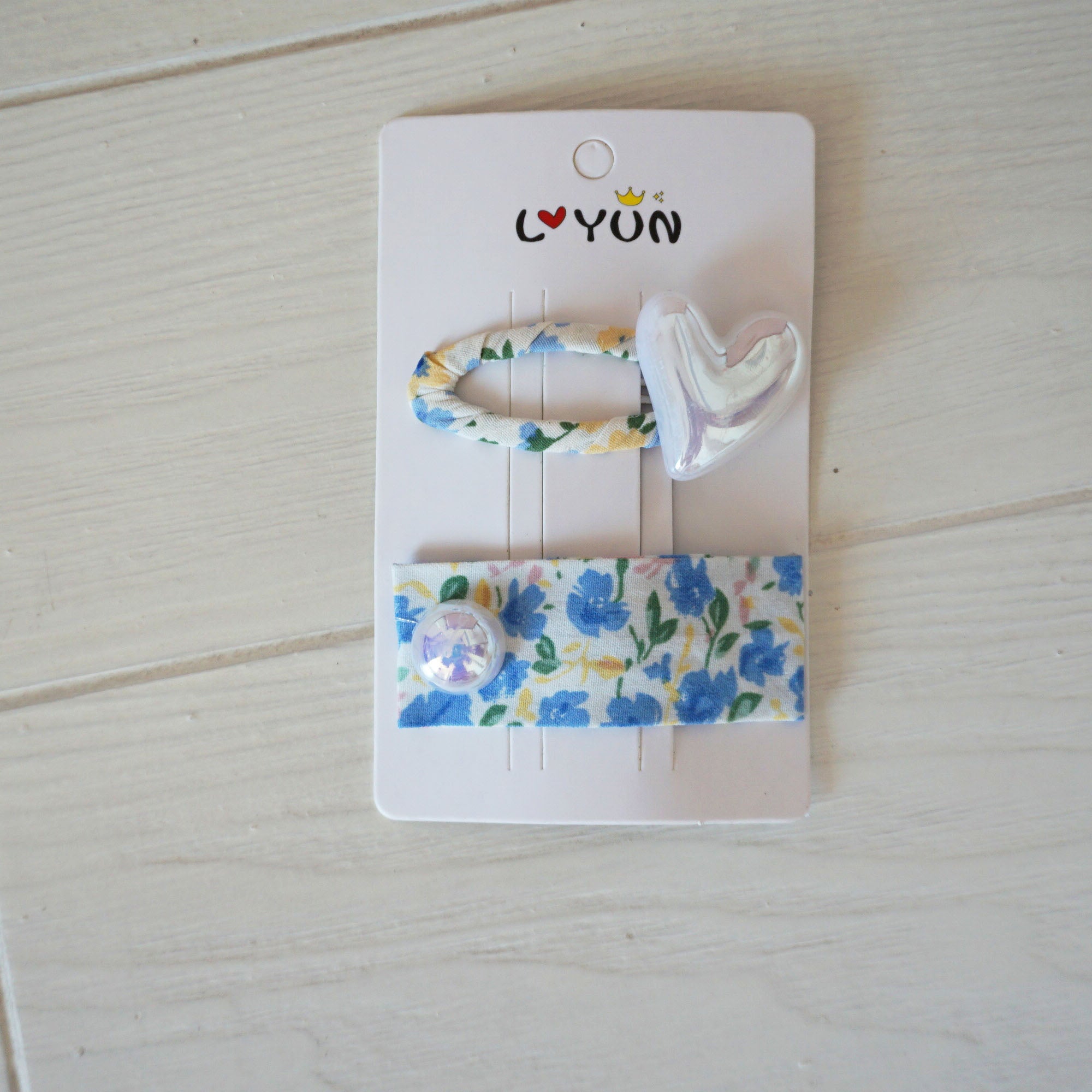 Girls Floral Print Hair Clip Hair Accessories