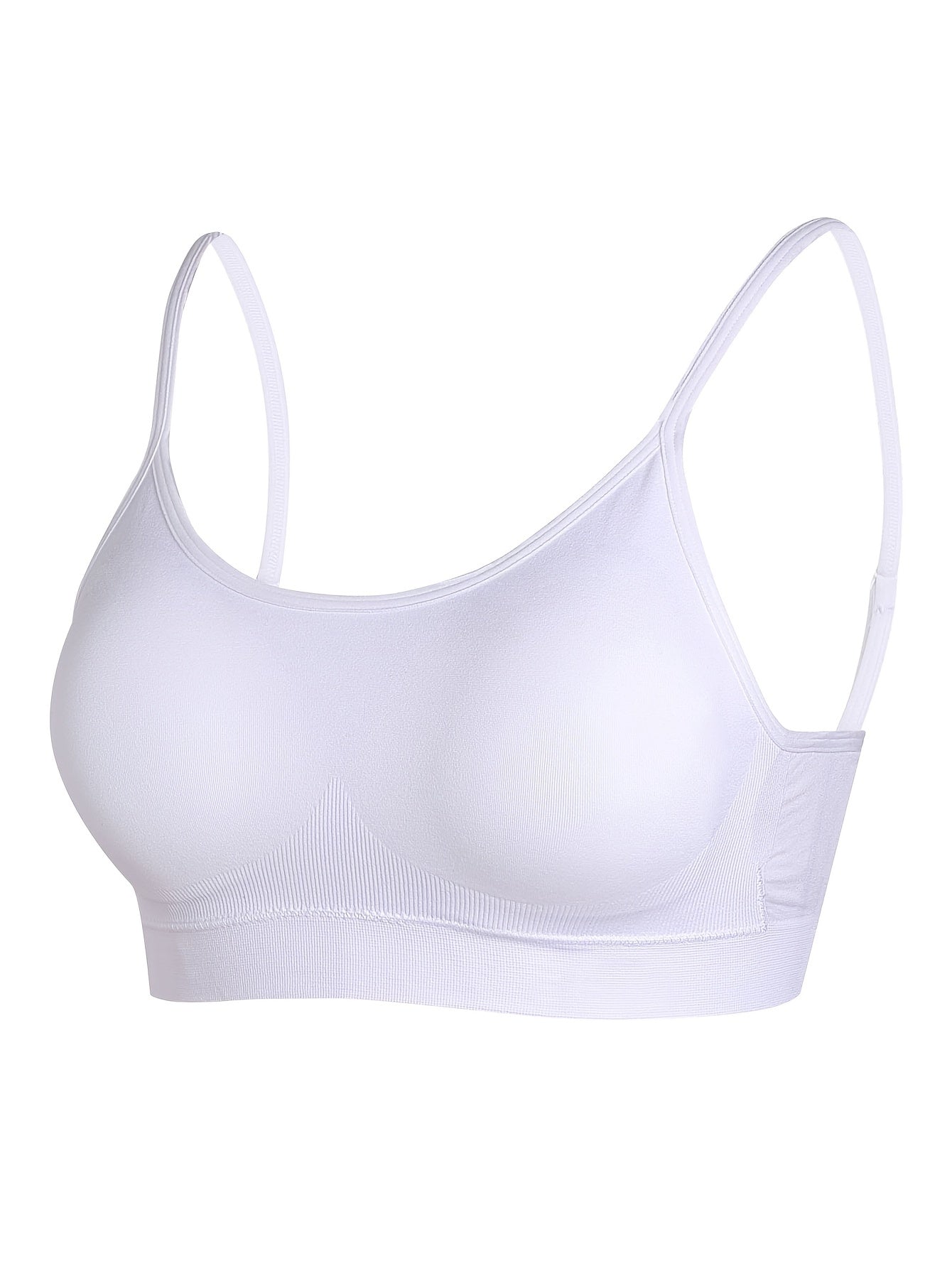  Seamless High Stretch Fitness Bra With Removable Pads