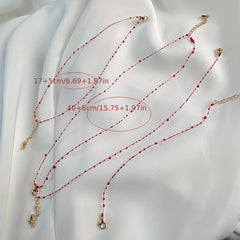 Red Blood Drop Bracelet Ultra Thin Necklace