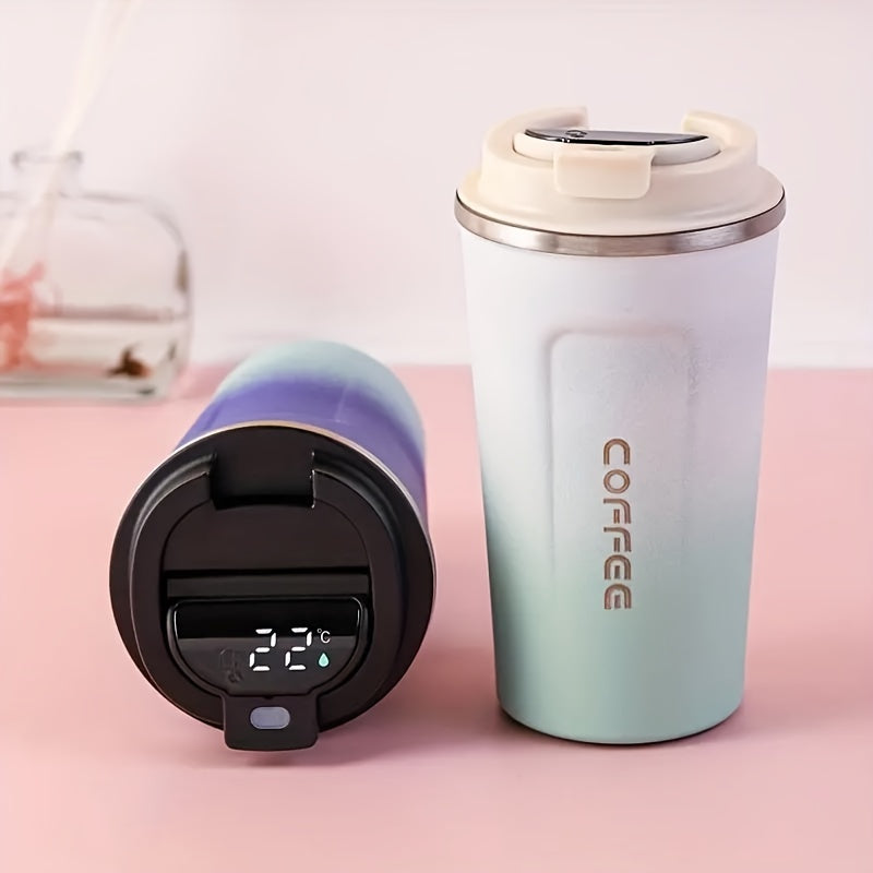 500ml Leakproof Stainless Steel Water Bottle Gradient Insulated Cup