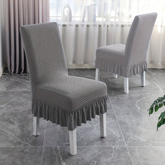 Dining Chair Slipcover Short Skirt Furniture Protector