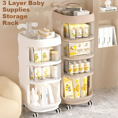 Whale Baby Gear Storage Rack Tier Floor Standing Shelf