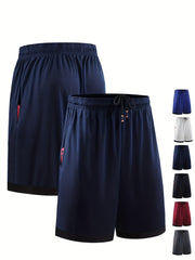 Men's Basketball Shorts Running Marathon Loose Capris Large Casual Mesh