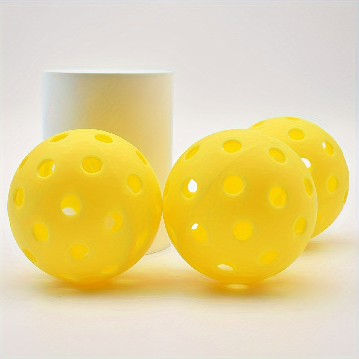 3pcs Lemon Yellow Pickle Ball for Competition