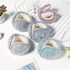 Plush Interior Ear Warmers Portable Winter Accessories Women