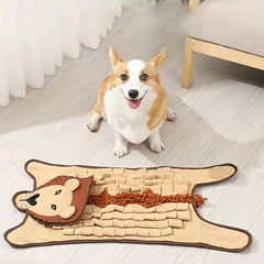 Crocodile Lion Dog Snuffle Mat Slow Feeder Toy