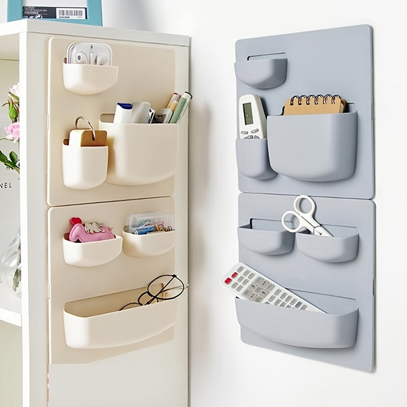 Adhesive Wall Storage Rack for Bathroom and Kitchen - No Drilling Needed