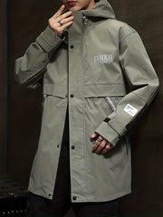 Men's Cotton Padded Coat Thermal Hooded Jacket