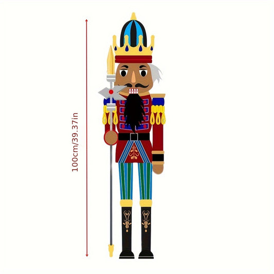 4PCS Christmas Nutcracker Yard Sign Outdoor Decoration