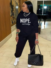 Casual Two-Piece Set Long Sleeve Tops & Pants Outfits Women's Clothing