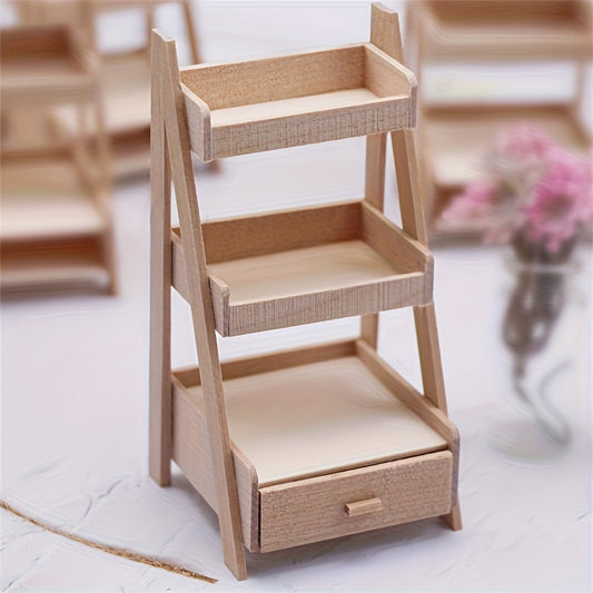 1:12 Scale Wooden Planter Pot Dollhouse Garden Decor Furniture