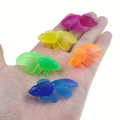 10pcs Colorful Goldfish Model Toy Gift Decoration