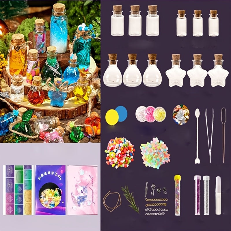 Mini Wizard Potion Bottle Kit Magic Drift DIY Halloween Christmas Birthdays