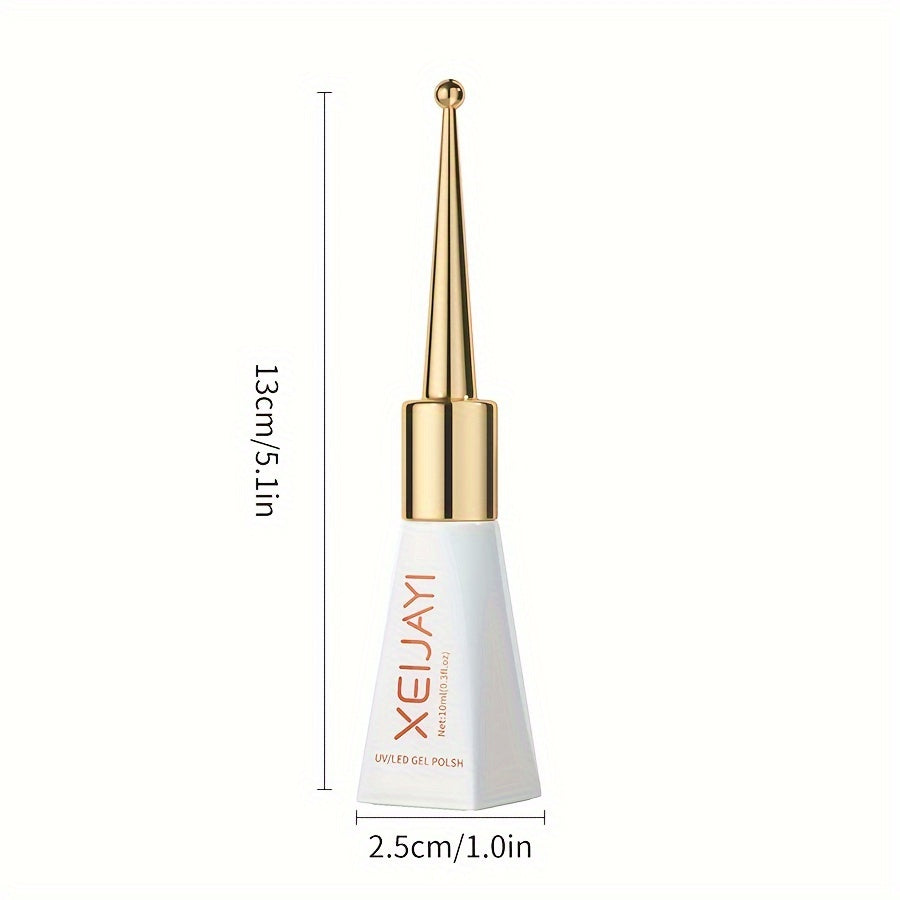 Ruby Red Glitter Magnetic Gel Nail Polish Cat Eye Finish