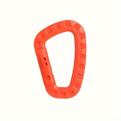 Ultralight D Shape Carabiner Keychain for Backpacks Bags Hiking Camping Climbing