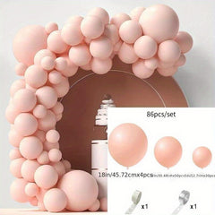 86PCS Mother's Celebration Balloons Set with Chain and Dispensing