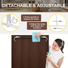 Furniture Strap Baby Anti-fall Anchor Set