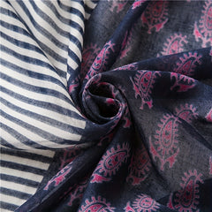Colorful Paisley Printed Scarf Fringed Shawl Wrap Sunscreen Gauze Scarf